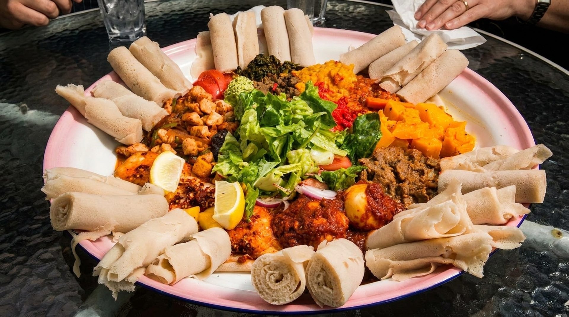 Injera: Plate, Utensil, Bread